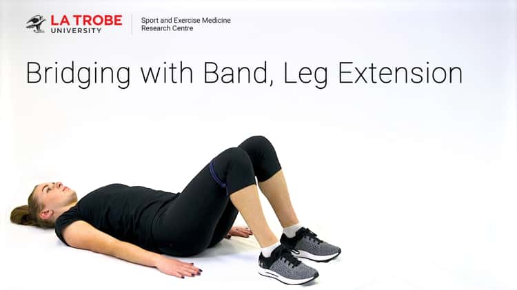 Leg extension with resistance band on Vimeo