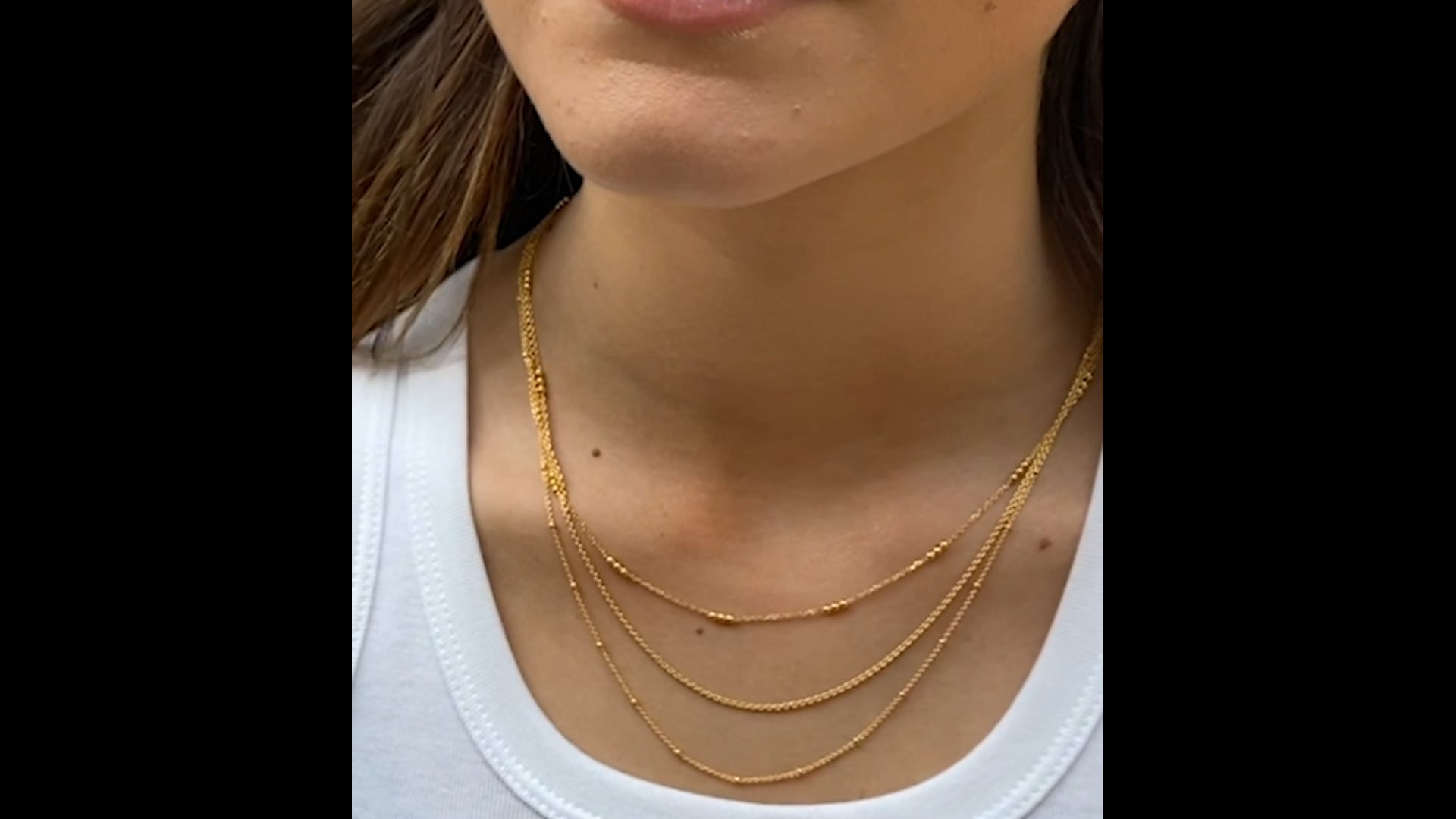 Get Gold Multi Layer Chain Necklace at ₹ 599