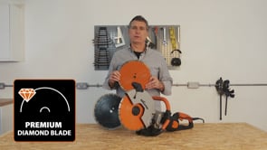 Evolution R12DCT | 12 in. Electric Concrete Cut-Off Saw | Water