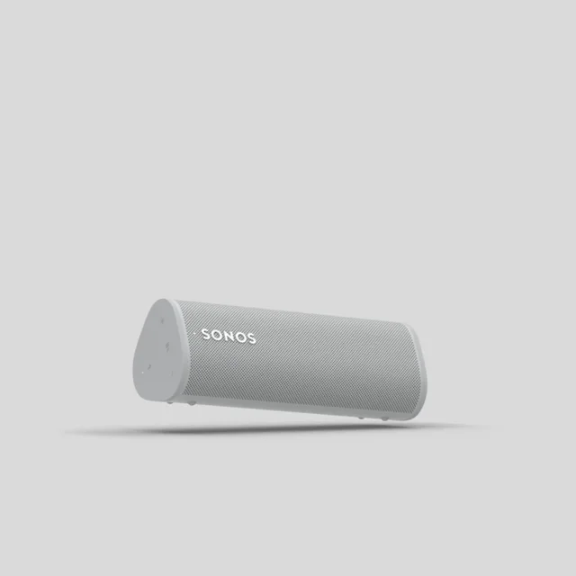 Sonos Roam Portable Bluetooth and Wi-Fi Speaker, Lunar White