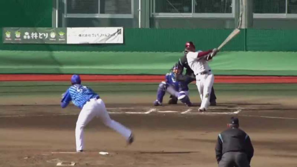 【ファーム】イーグルス・江川 同点タイムリーヒットを放つ!! 2021/4/9 E-DB(ファーム)