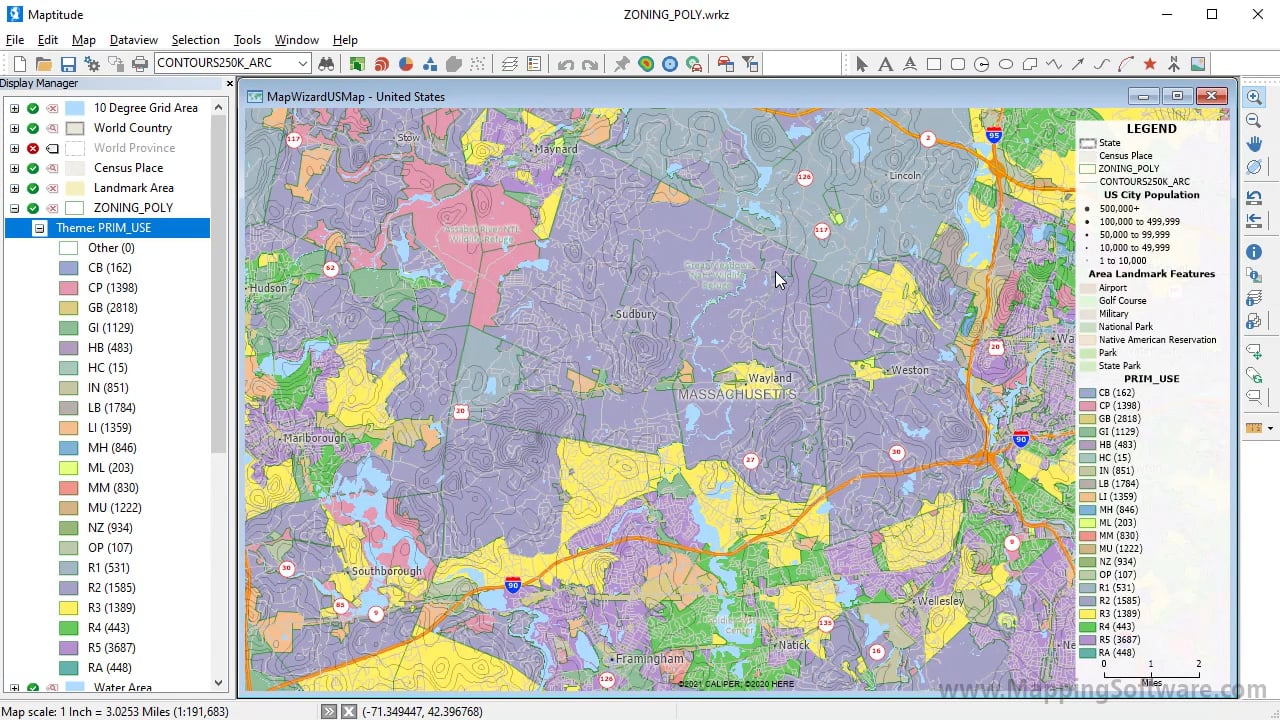 Maptitude Video Using Other Data Formats 4855