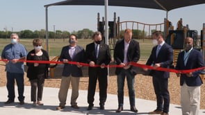 Ribbon Cutting of Trail Blazer Park Upgrades