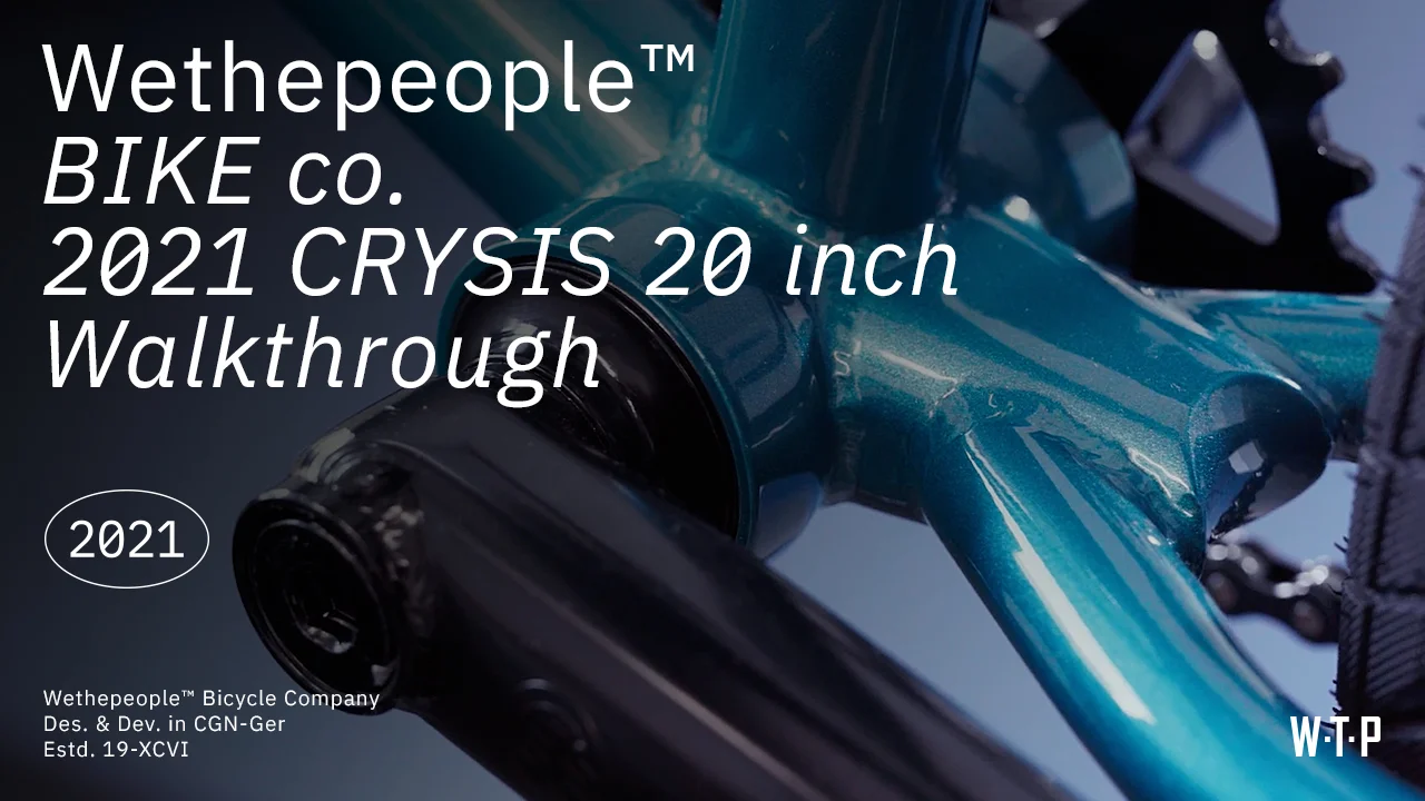 WETHEPEOPLE BMX CRYSIS BIKE WETHEPEOPLE BMX CRYSIS BIKE