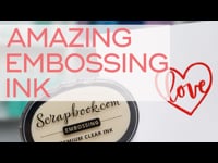 Sizzix • Accessory embossing ink pad clear