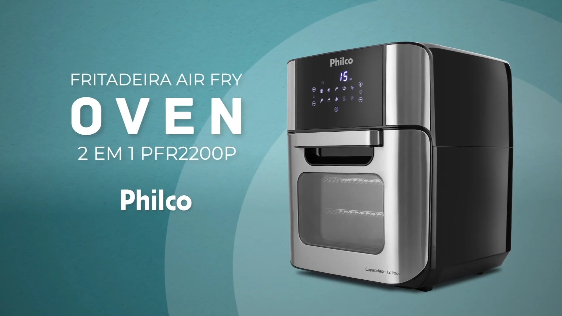 fritadeira air fryer philco oven pfr2200p