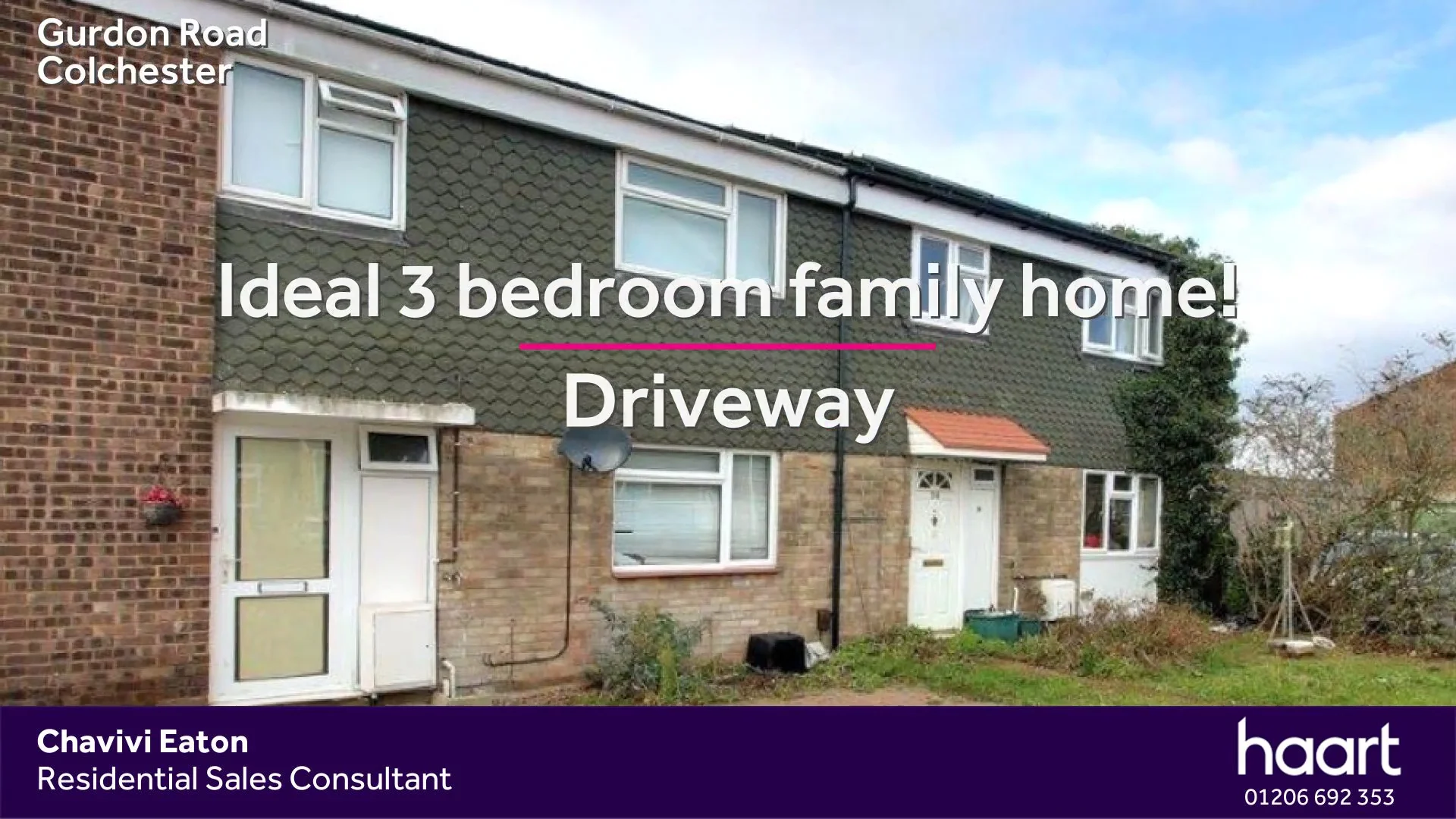 Colchester, 3 Bed Mid Terraced House in Gurdon Road, Colchester on Vimeo