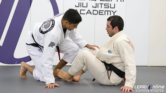 One Leg X when Opponent has One Knee Up One Knee Down to Ankle Lock