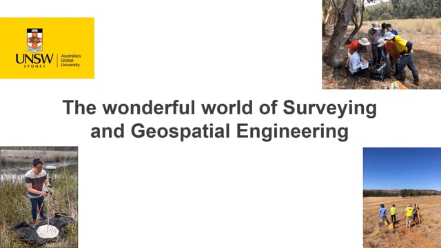 The wonderful world of surveying and geospatial engineering