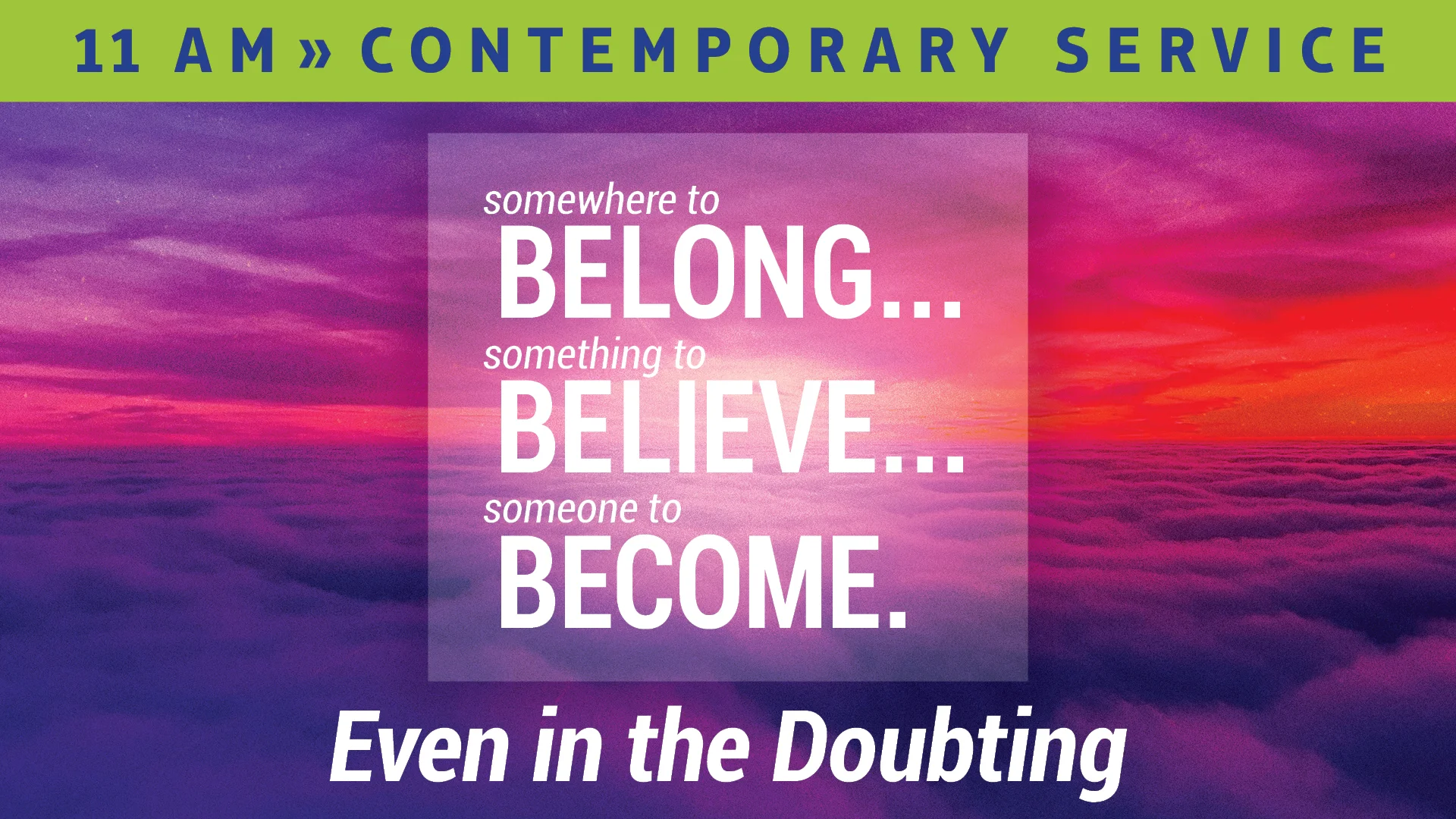 Trinity Contemporary Worship Online | April 11, 2021 on Vimeo
