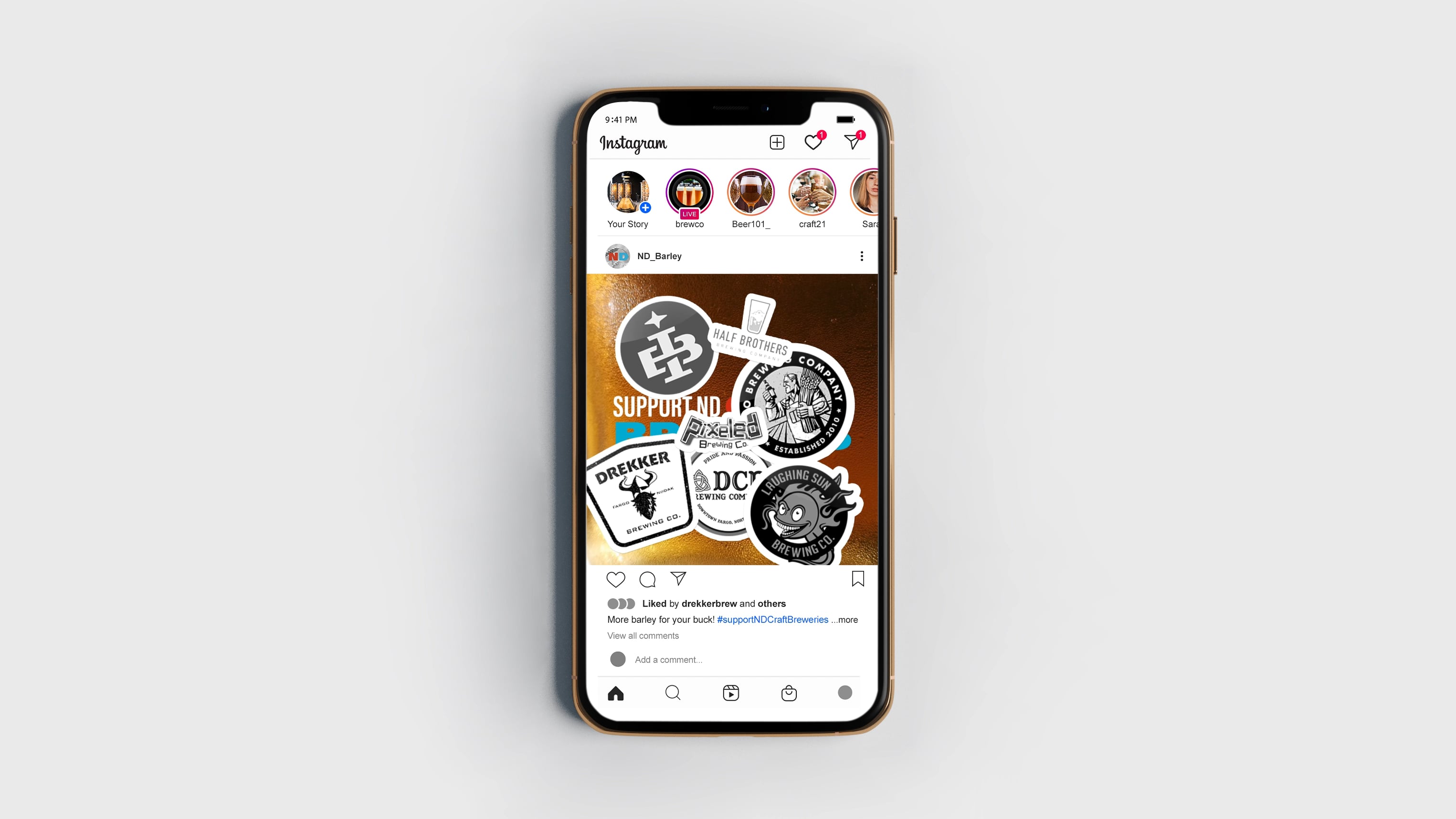 animated social post mockup on Vimeo