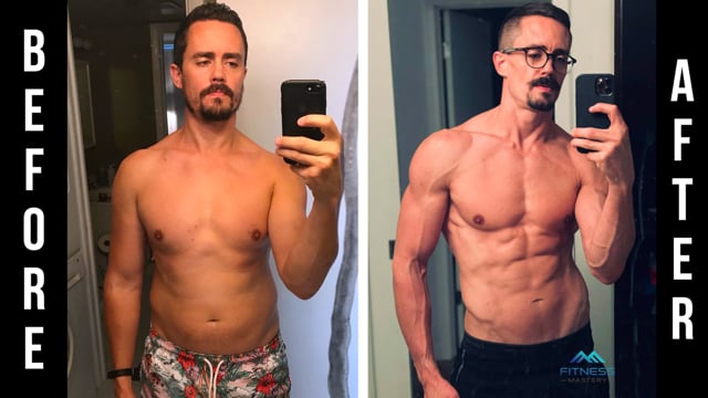 Owen, 40, before and after