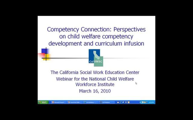 Competency Connection: Perspectives on child welfare competency ...