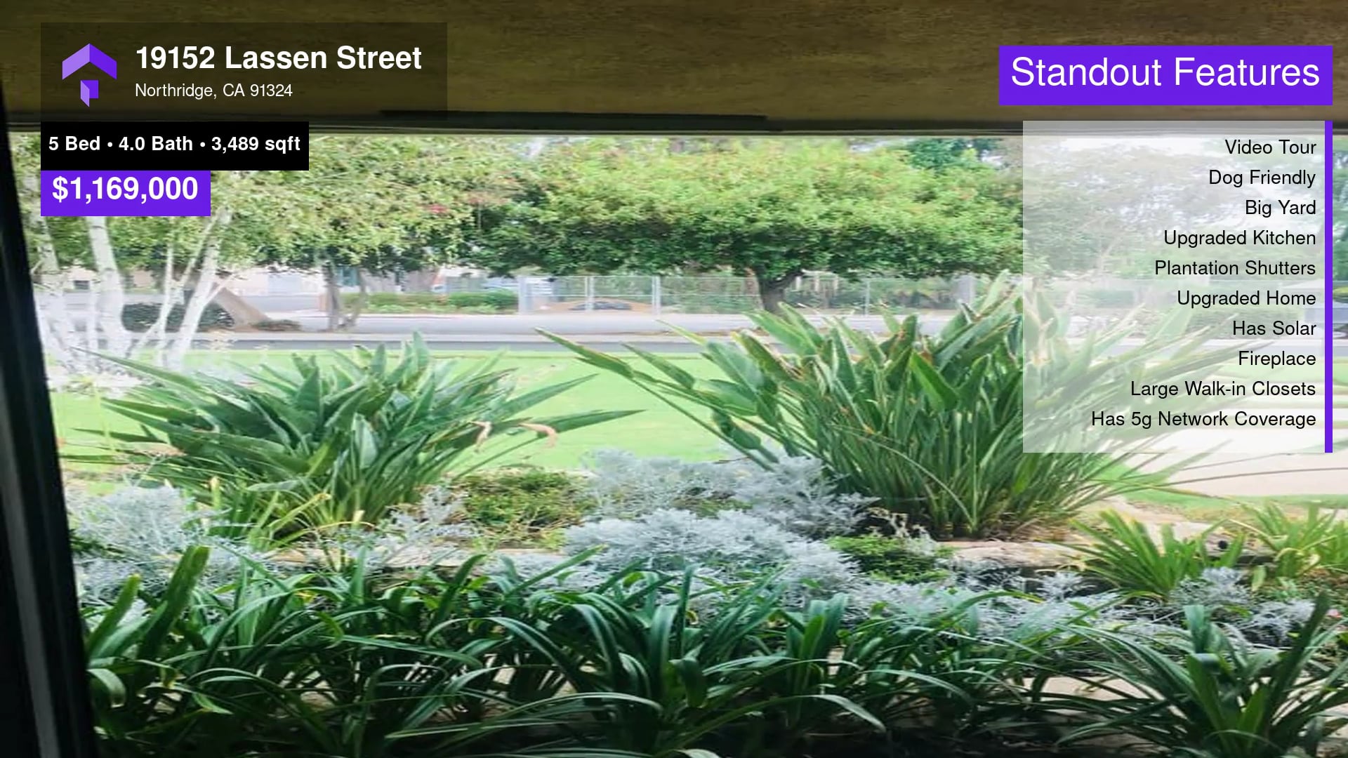 1,169,000 SingleFamily Home for sale 19152 Lassen Street