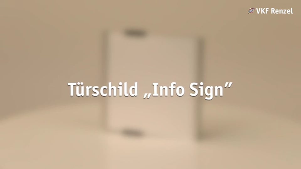 12-0079-5 Türschild „Info Sign”.mp4