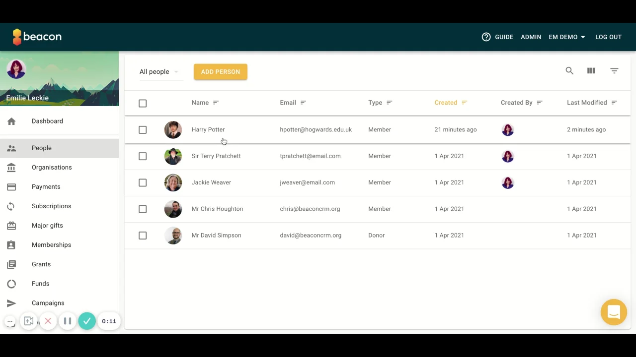 Create custom fields on Vimeo