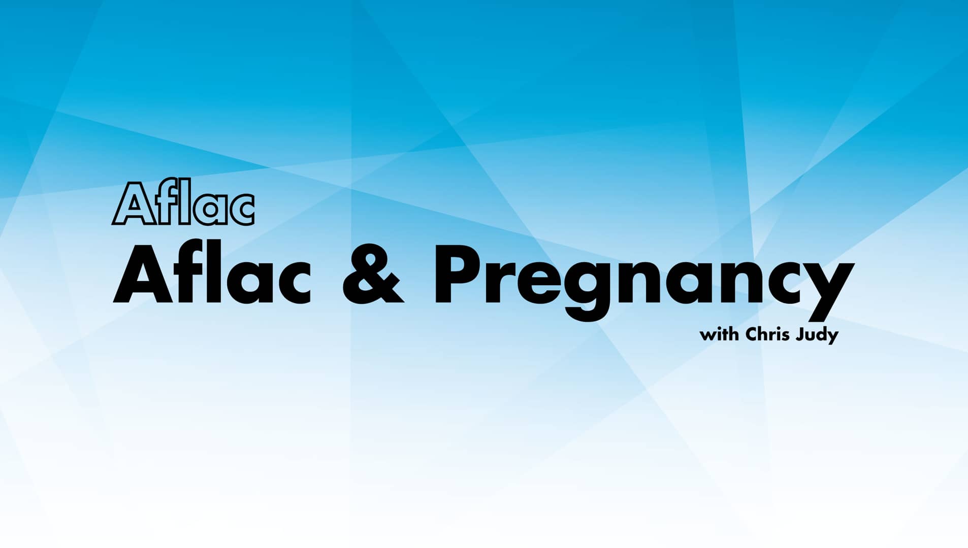 PEBA Talk Aflac and Pregnancy on Vimeo
