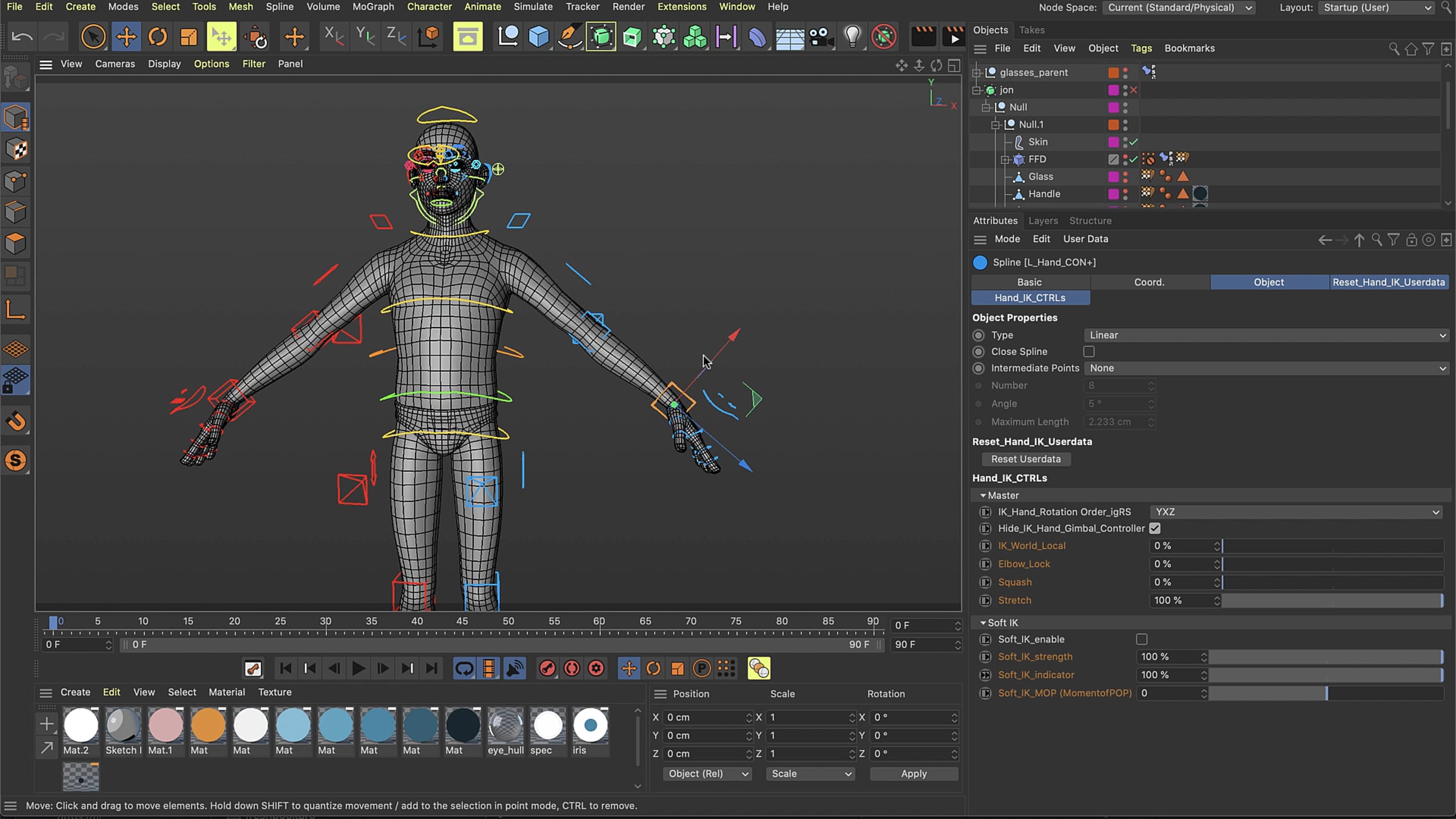 toon rig feature demo C4D S24