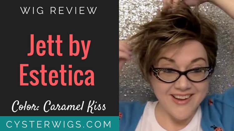 CysterWigs Wig Review Jett by Estetica Color Caramel Kiss S6E857 2018