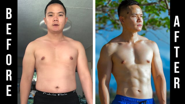 Nicolas, before and after