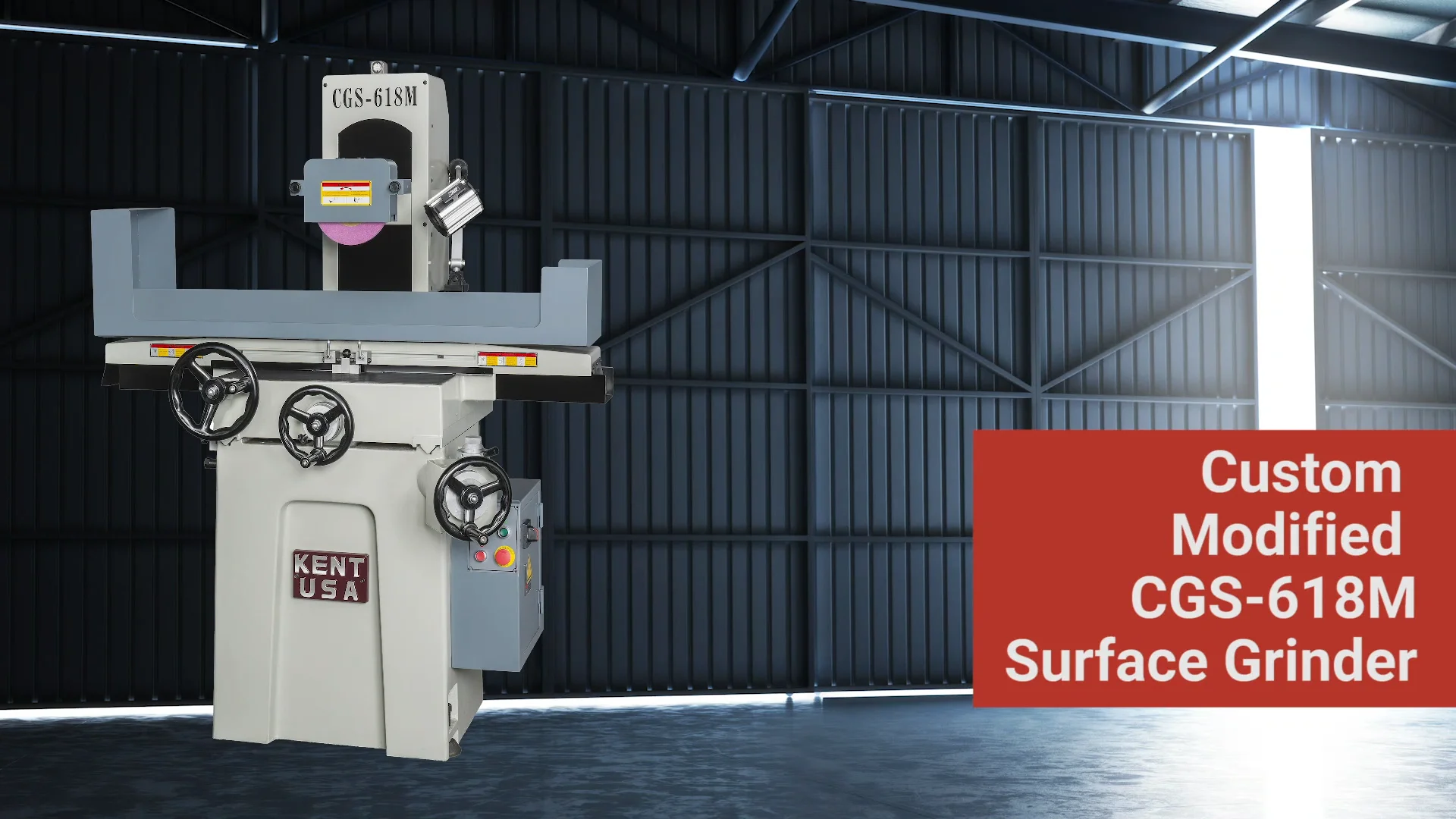 Buy CGS-618M Manual Hand Feed Grinders - Kent Industrial USA