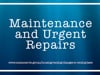 Maintenance and Urgent Repairs MC.mov