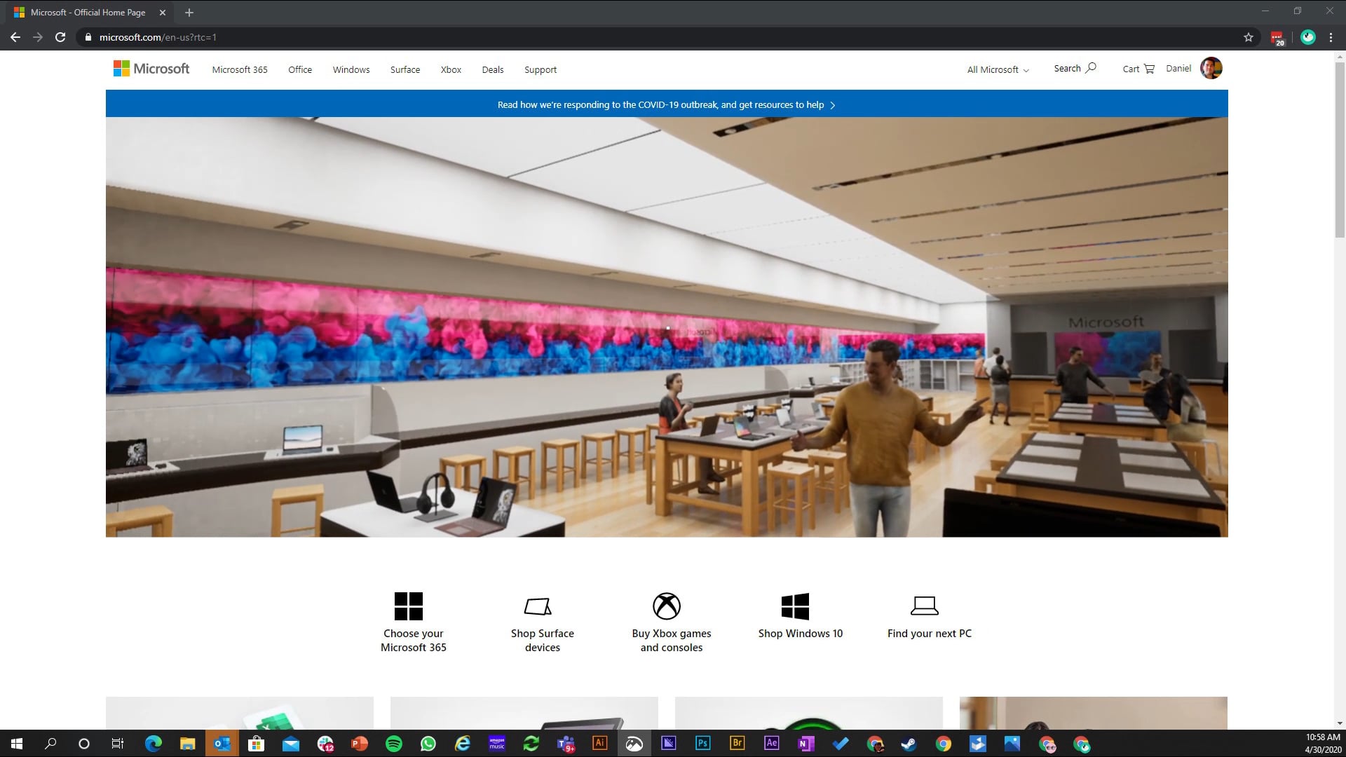 Microsoft Unreal Streaming eCommerce Store