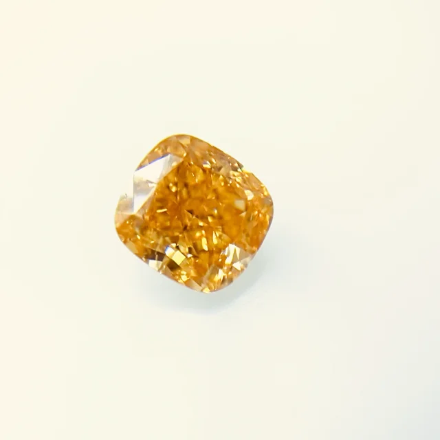 FANCY VIVID YELLOW ORANGE 0.55ct X/RT0645/GIA-