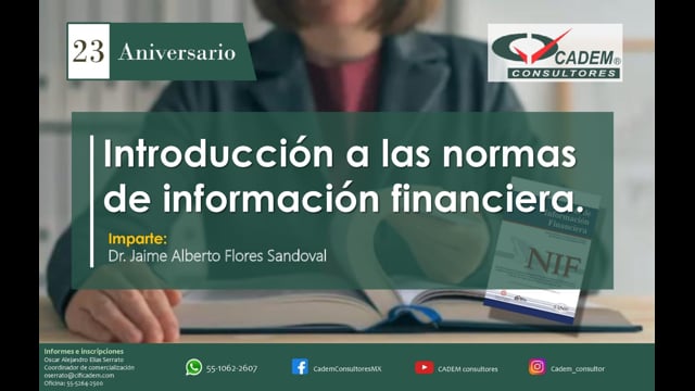 INTRODUCCIÓN A LAS NORMAS DE INFORMACIÓN FINANCIERAS