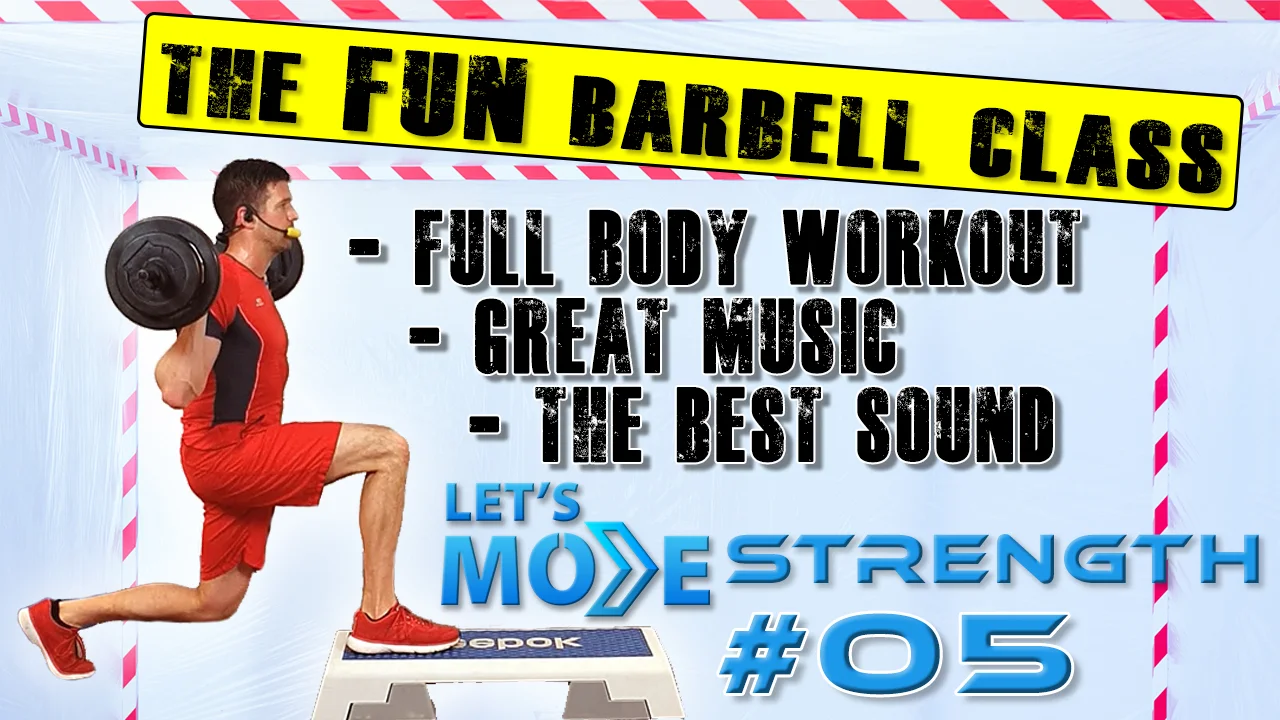 Lift With Lars  The FUN Barbell Workout! Let's Move Strength #05