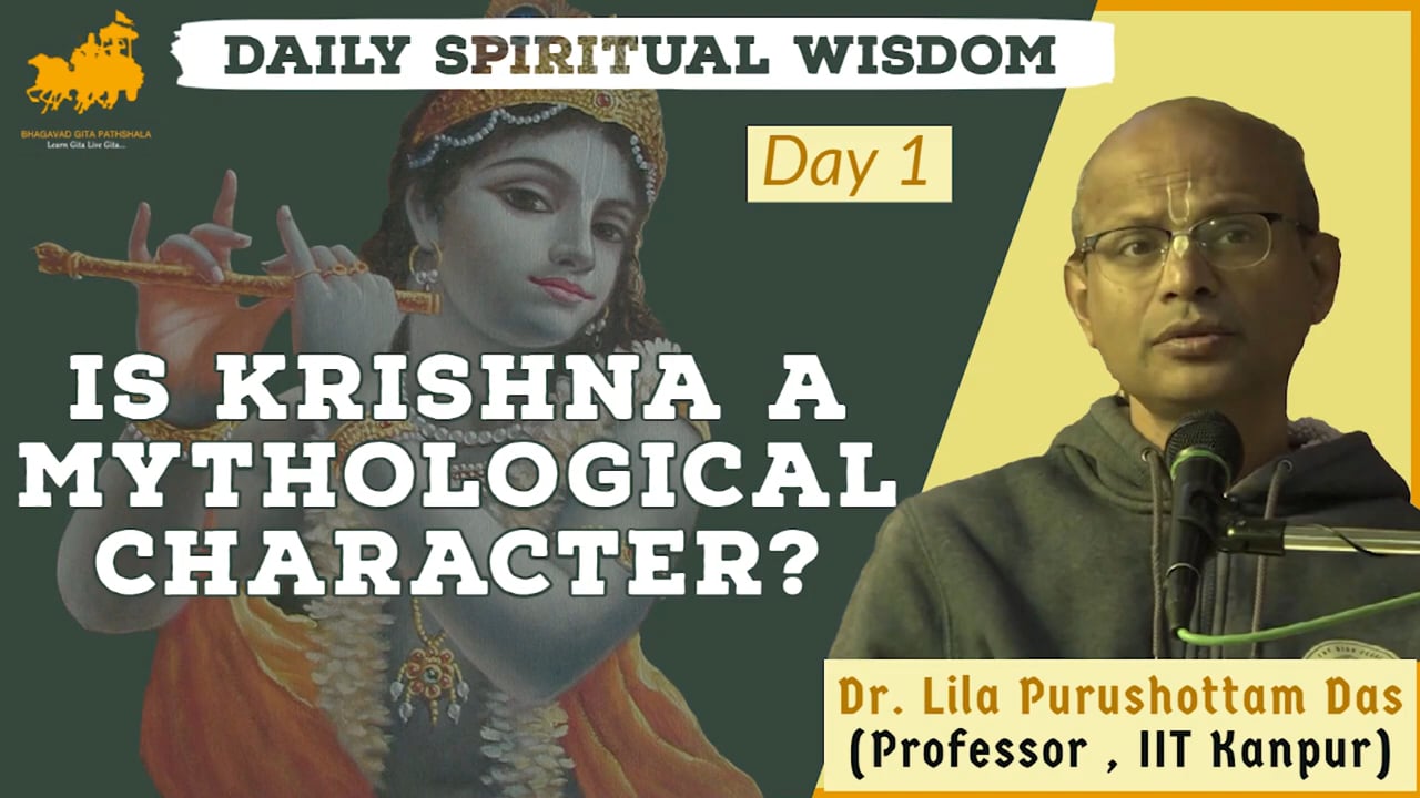 Is Krishna a Mythological Character? | Daily Spiritual Wisdom | Dr ...