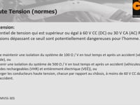 Volet 5 - Gestion de la sécurité haute tension