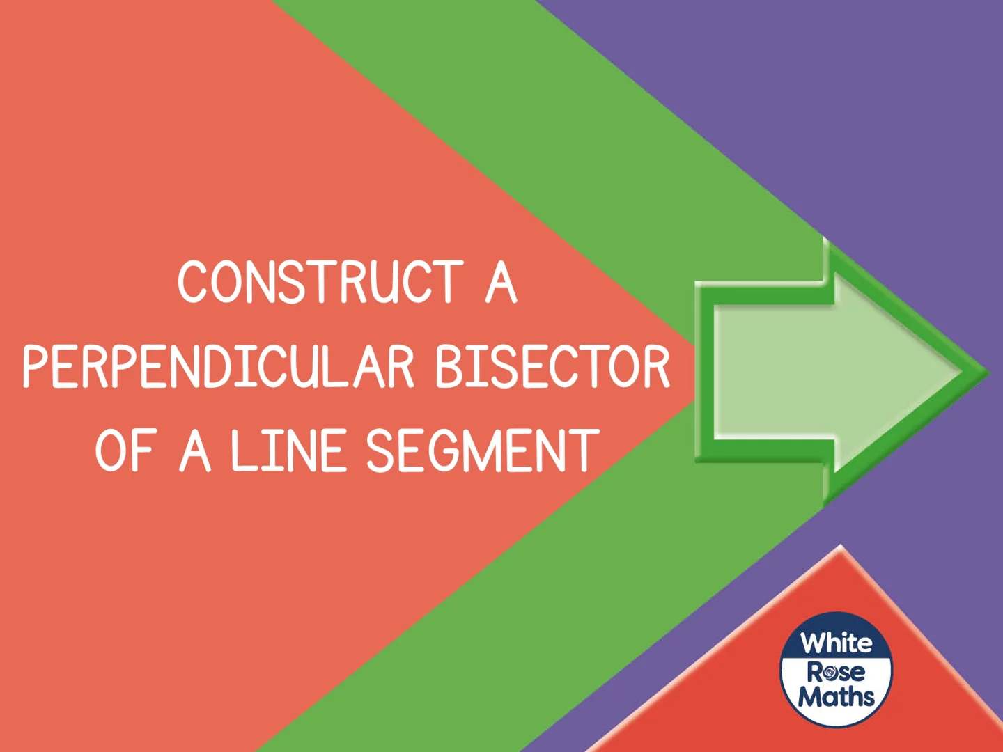 perpendicular bisector of a line segment