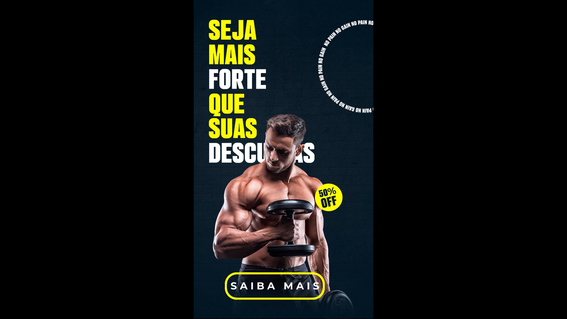 Edição de Vídeo Story Criativo para Academia (Black Friday)