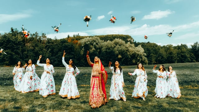 Still from Sarah & Uzair concept & next day edit by Happy Soul Films, Toronto wedding videographers