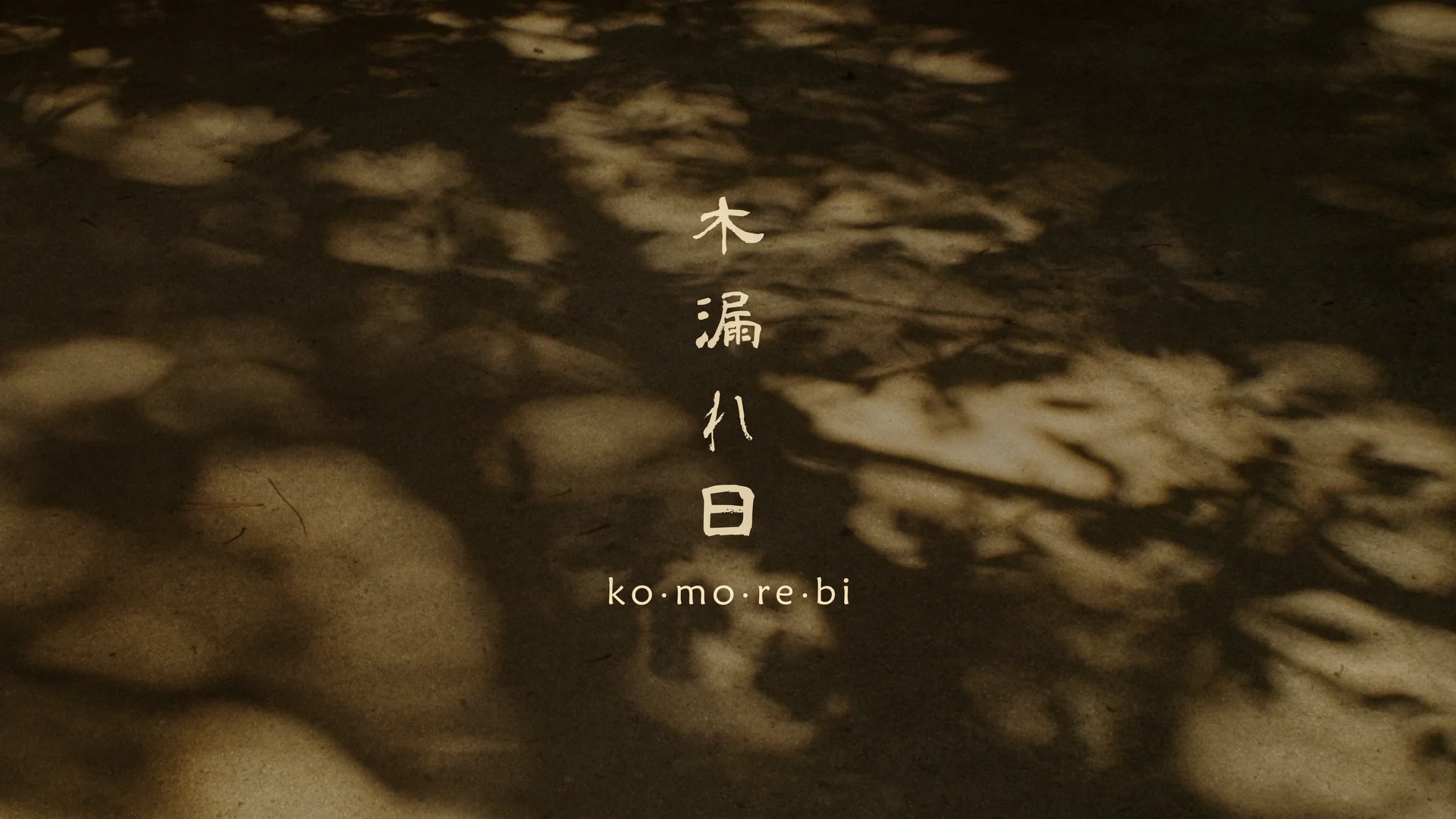 木漏れ日 • Komorebi | Videos & Movies on Vimeo