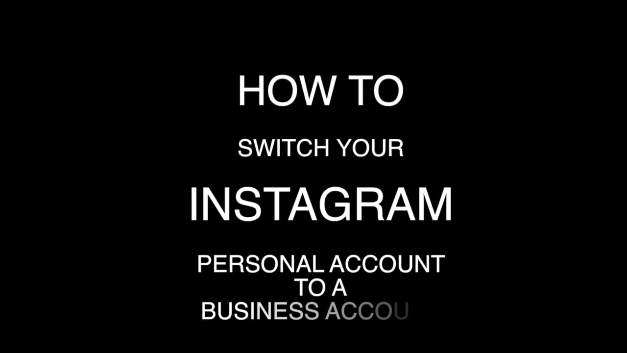 LVBX SOCIAL How To Switch Your Personal Instagram To A Business Account 