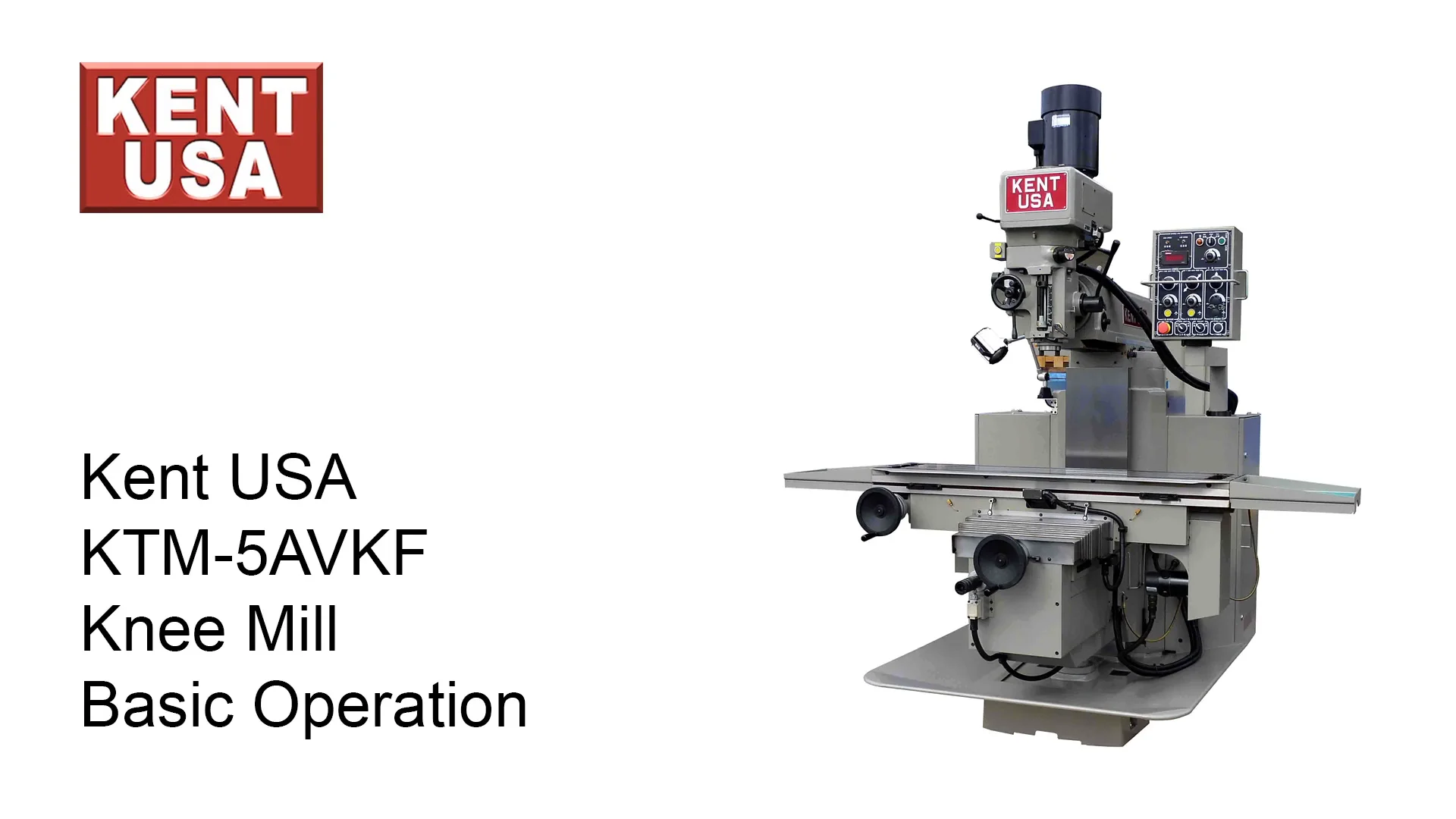 Buy KTM-5AVKF Manual Knee Mills, Milling Machines - Kent
