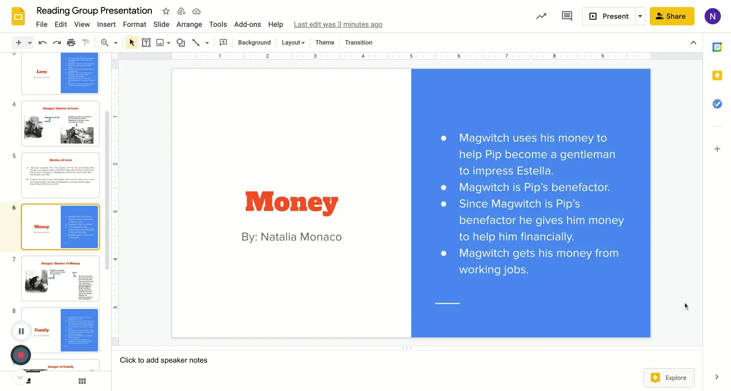 Reading Group Presentation on Vimeo