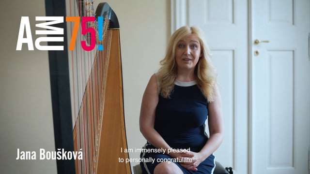 Today’s video well-wishing to AMU comes from Jana Boušková, a teacher at the String Instruments Department of HAMU and Royal College of Music in London.