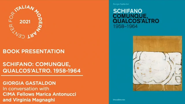 Book Presentation. Schifano: Comunque, qualcos'altro, 1958-1964 on Vimeo