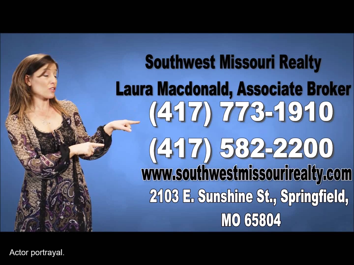 Laura Macdonald Southwest Missouri Realty Springfield, MO on Vimeo