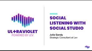 Social Listening with Social Studio