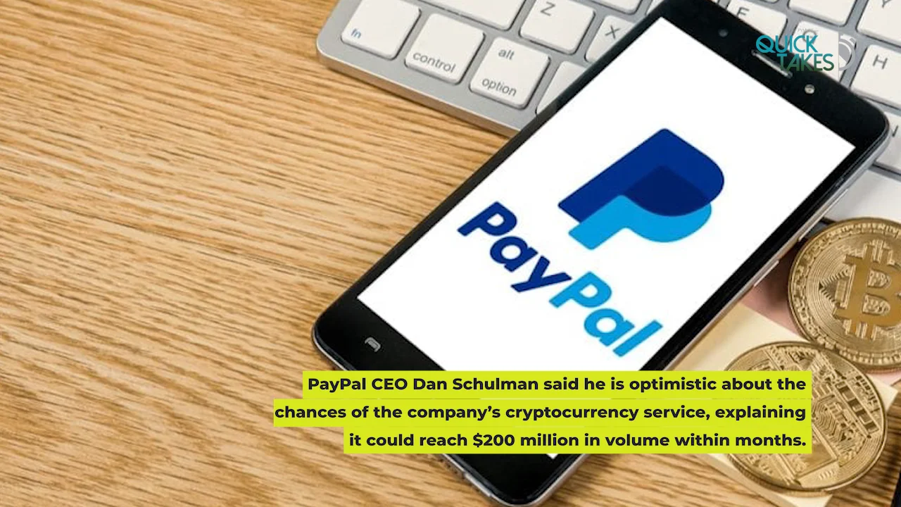 PayPal- Crypto Will Reach $200M Volume In Months.mp4