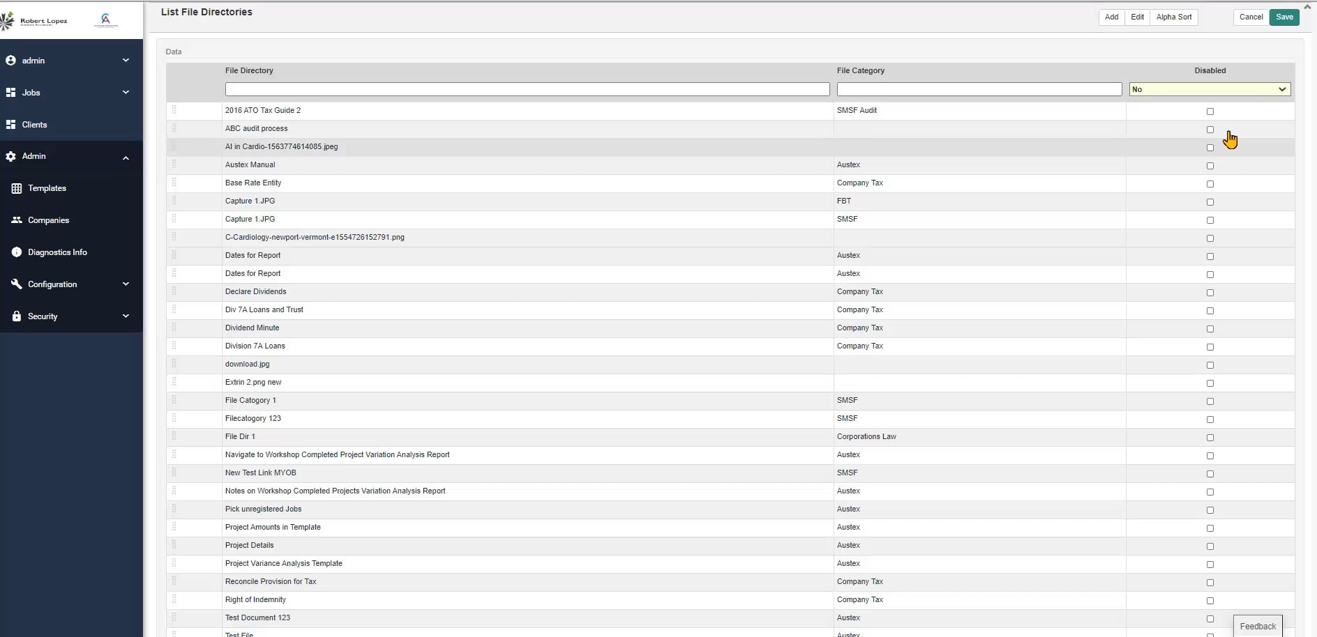 File Directory on Vimeo