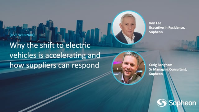 Why the shift to electric vehicles is accelerating and how suppliers can respond