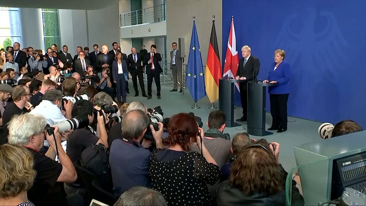 CGTN 2019 - Boris Johnson's Foreign Debut in Germany