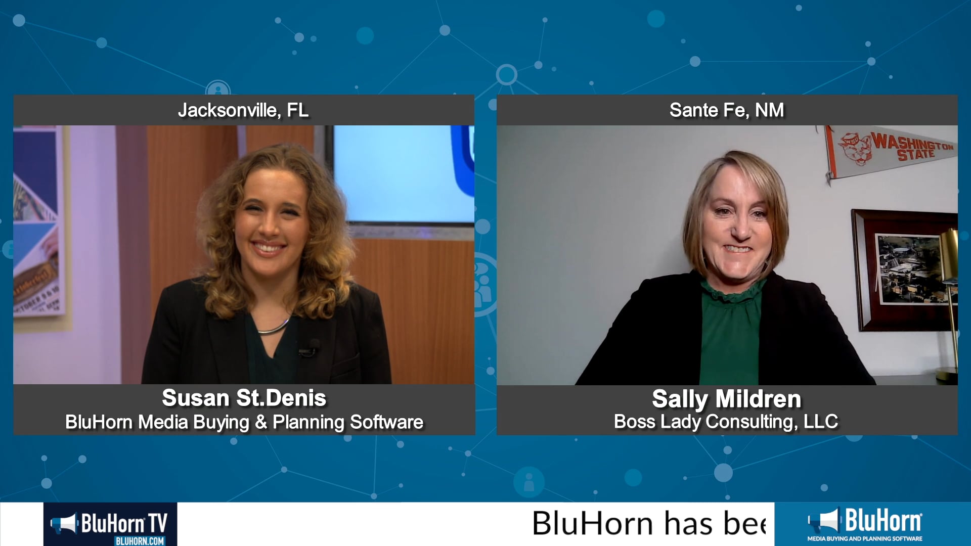 BluHorn TV - Marketing For Your Future with Sally Mildren from Boss Lady  Consulting