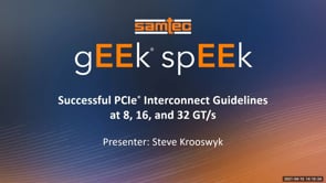 网络研讨会：8、16和32 GT/s成功PCIe互连指南