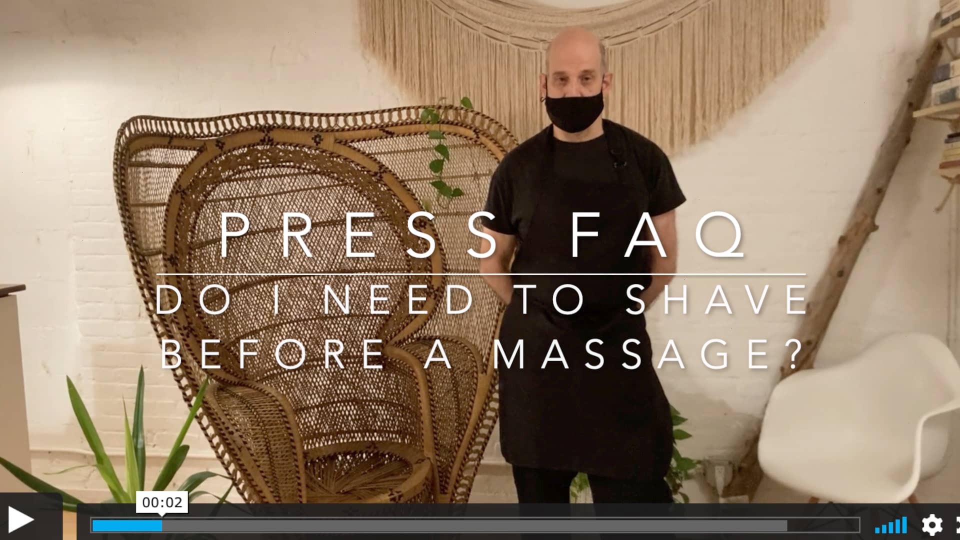 Do I Need to Shave Before a Massage? on Vimeo